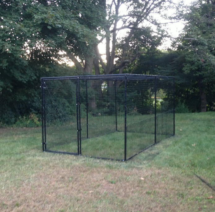 Purrfect fence penthouse outdoor cat enclosure