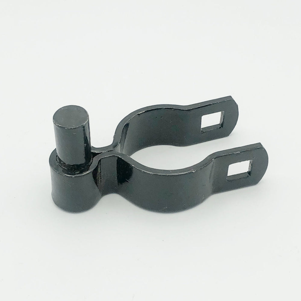 Male Hinge for 1-5/8" Post - Powdercoated black Purrfect Fence
