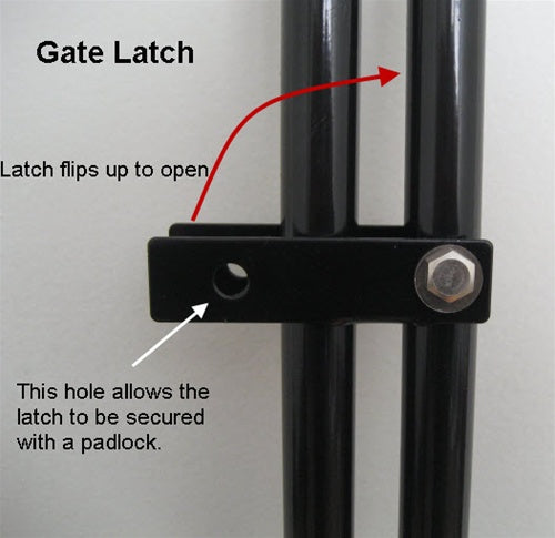 Light Duty Access Gate for Freestanding Cat Fence System Cat Fencing Products Purrfect Fence