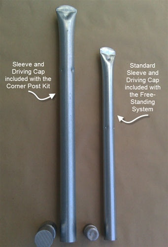 Kit of (4) Heavy Duty Corner Post Assemblies Cat Fencing Products vendor-unknown