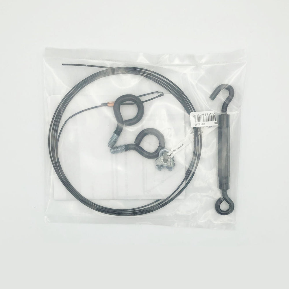 Frame Gate Tension Cable for gates up to 6ft wide. Includes Turnbuckle Purrfect Fence