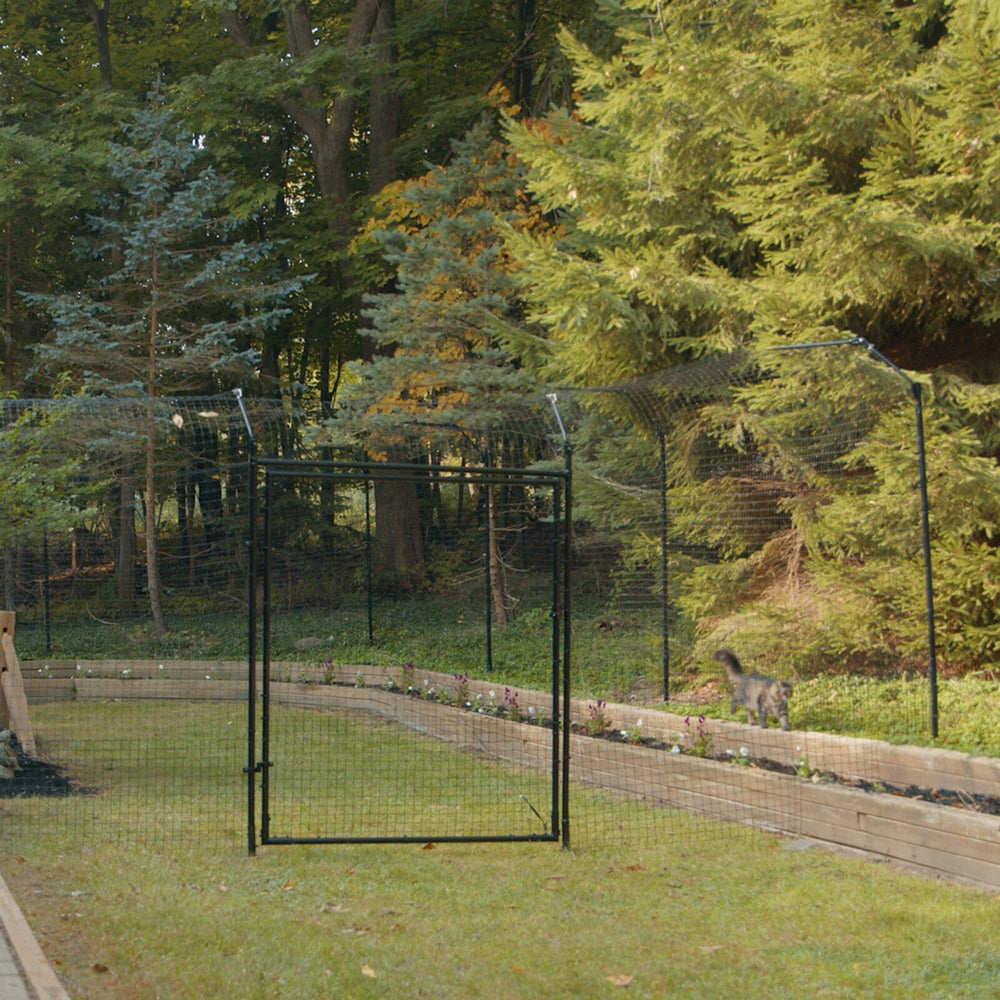 Free-Standing Cat Fence Enclosure System Cat Fence Kits Purrfect Fence