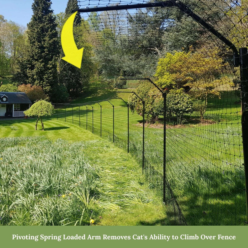Free-Standing Cat Fence Enclosure System Cat Fence Kits Purrfect Fence