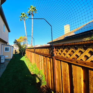 Existing Fence Conversion System for Shorter Fences Kit Cat Fencing Products Purrfect Fence
