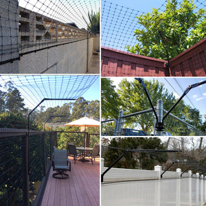Existing Fence Conversion System Kit for Cats Cat Fencing Products Purrfect Fence