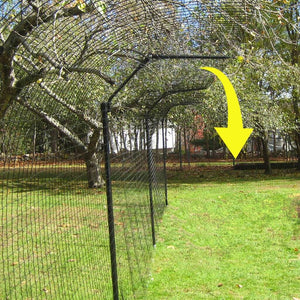 Free-Standing Cat Fence Enclosure System Cat Fence Kits Purrfect Fence