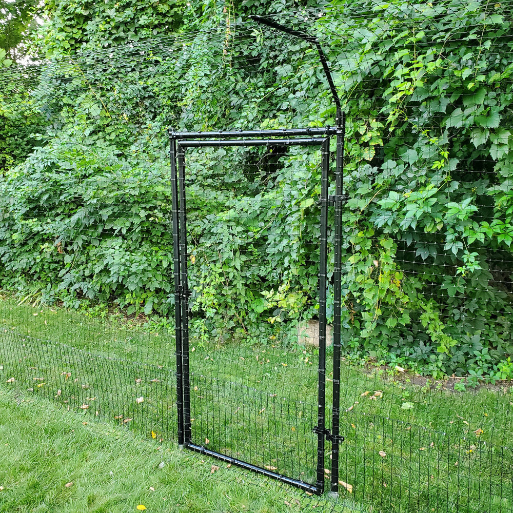 Heavy Duty Frame Gate for Freestanding Cat Fence System Cat Fence Components Purrfect Fence