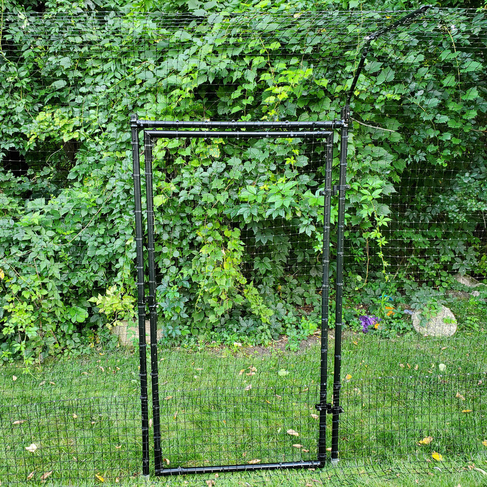 Heavy Duty Frame Gate for Freestanding Cat Fence System Cat Fence Components Purrfect Fence