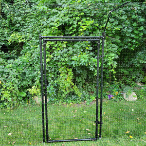 Heavy Duty Frame Gate for Freestanding Cat Fence System Cat Fence Components Purrfect Fence