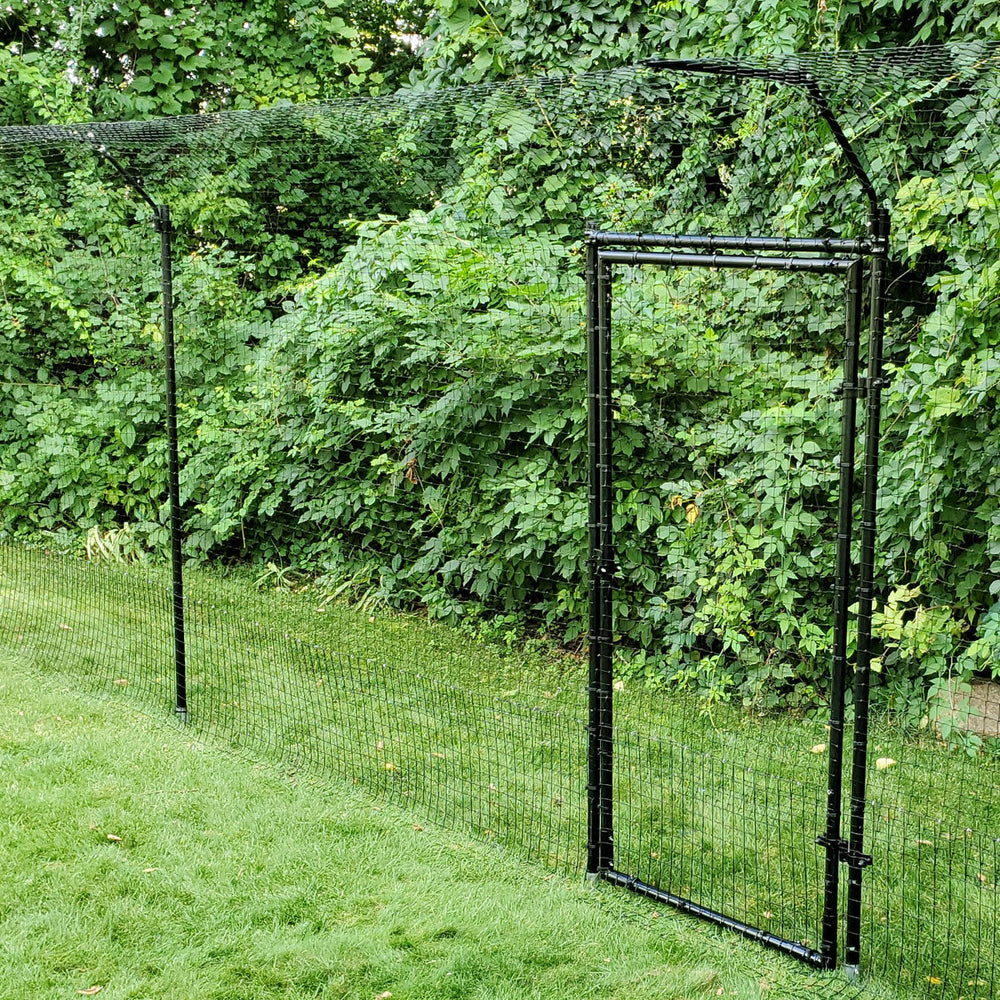 Heavy Duty Frame Gate for Freestanding Cat Fence System Cat Fence Components Purrfect Fence