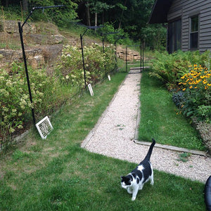 Free-Standing Cat Fence Enclosure System Cat Fence Kits Purrfect Fence