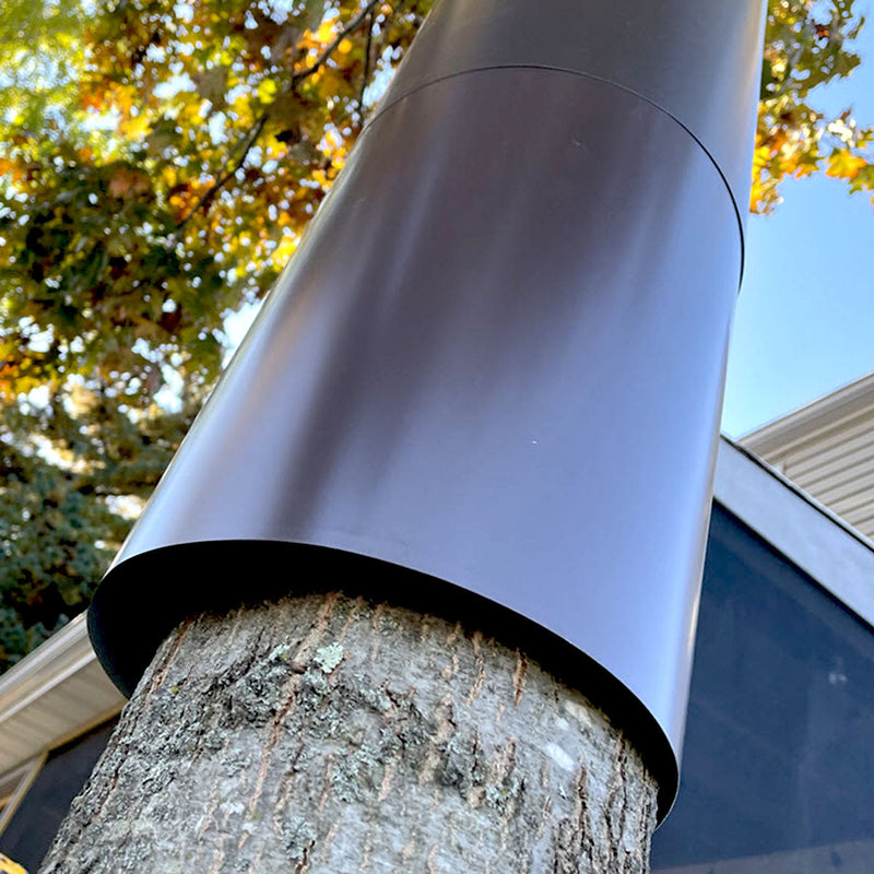Cat Tree Guard Baffle Metal Flashing Kit Cat Fencing Products Purrfect Fence
