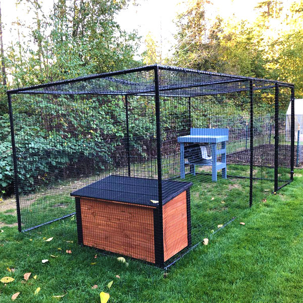 Purrfect Fence penthouse cat enclosure