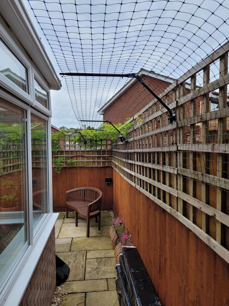 cat fence installed by purrfect fence