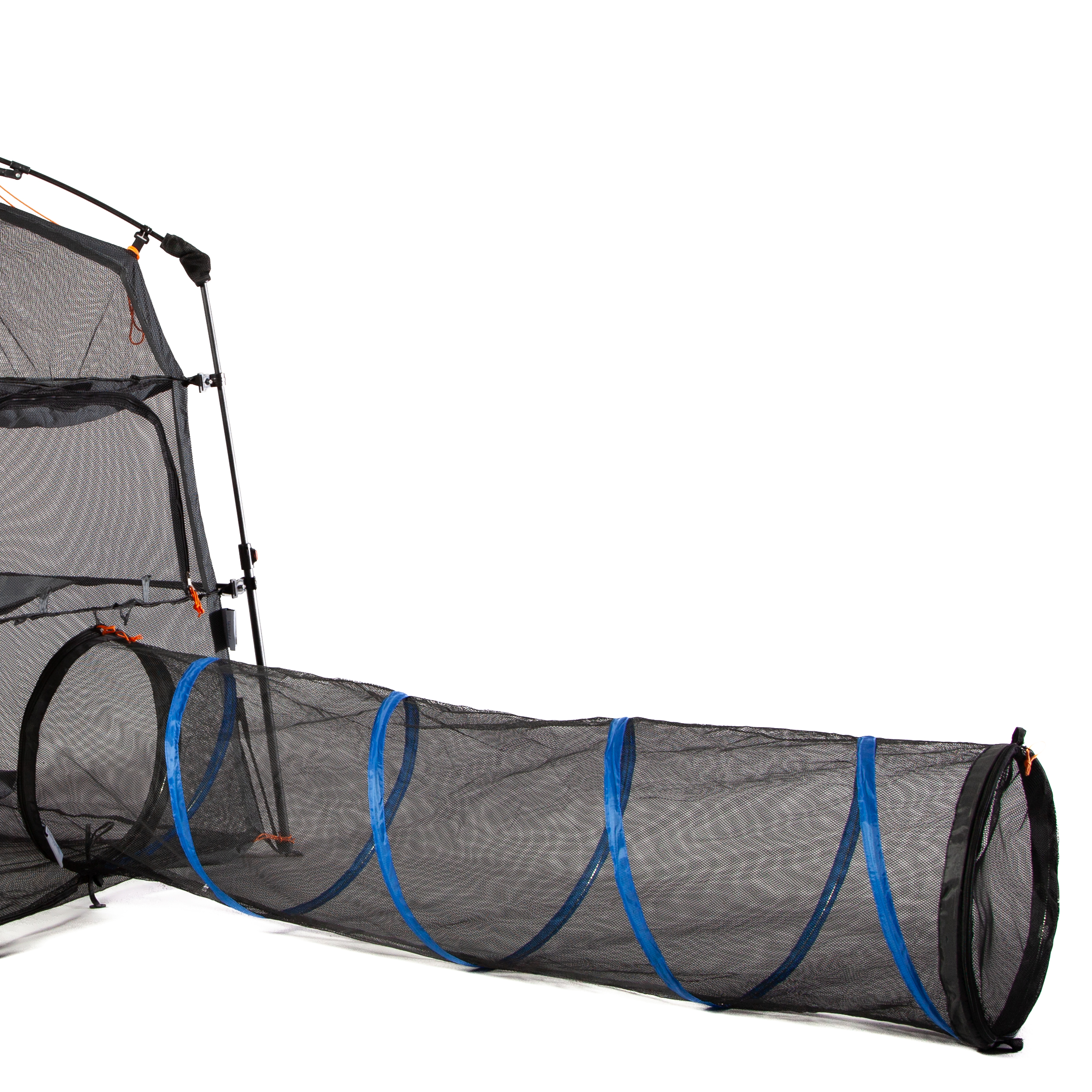 cat tent with tunnel palm print Purrfect PlayTunnel Portable Outdoor Cat Tunnel