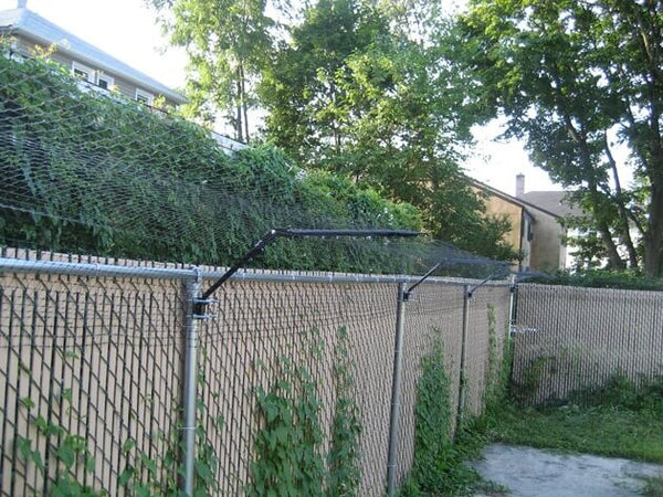 existing chain link fence extension system for cats