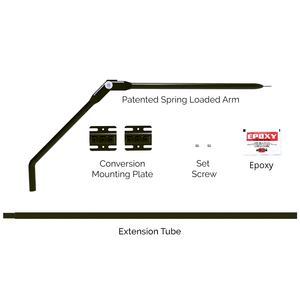 Single Arm Add on Assembly to Shorter Fence Conversion System