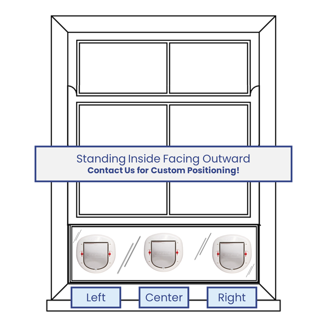 Window Cat Door Insert