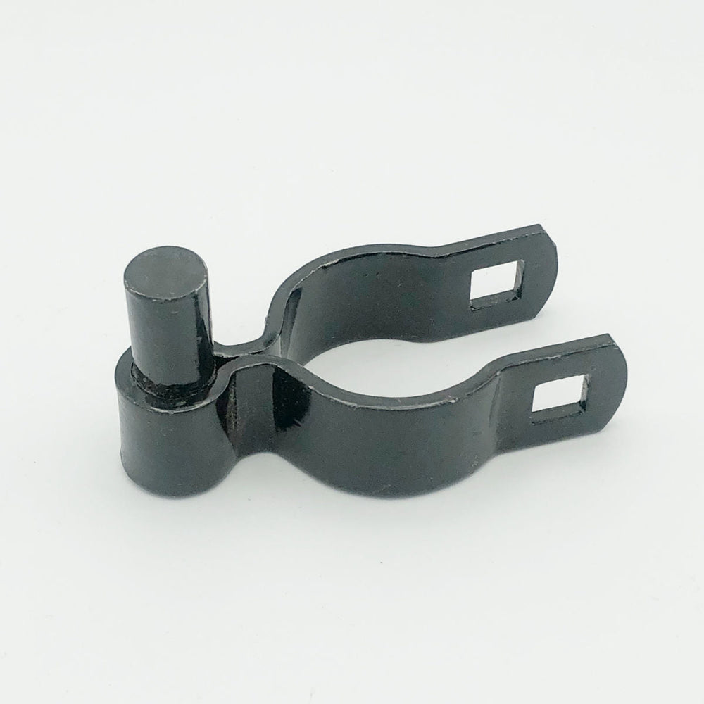 Male Hinge for 1-5/8&quot; Post - Powdercoated black Purrfect Fence 