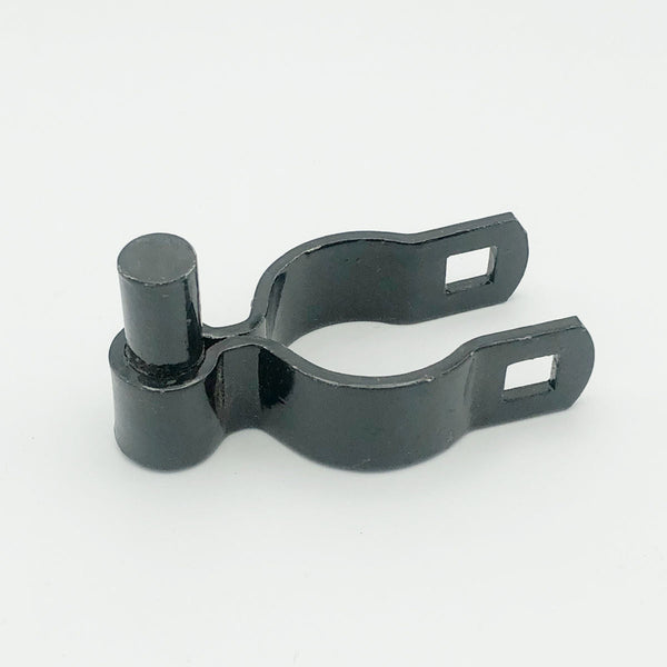 Male Hinge for 1-5/8" Post - Powdercoated black Purrfect Fence 