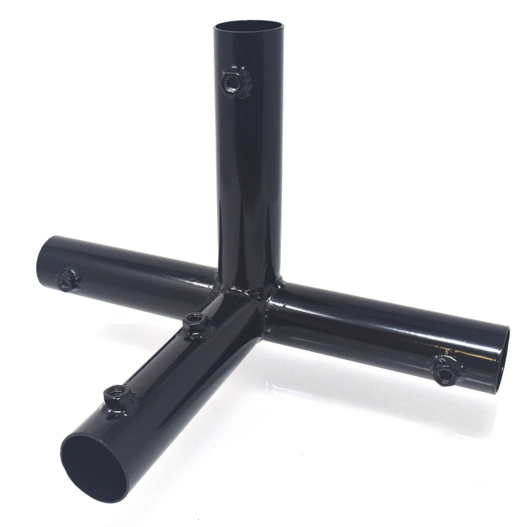 4-Way Connector for 1 3/8" Post Cat Fence Components Purrfect Fence 