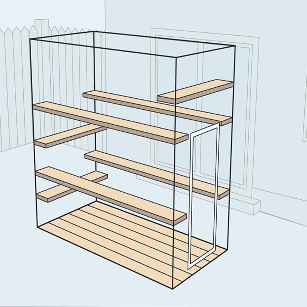 Lion&#39;s Den Four Sided Catio Habitat Haven 