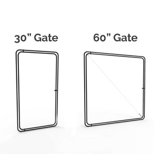 Light Duty Access Gate for Freestanding Cat Fence System Cat Fencing Products Purrfect Fence 