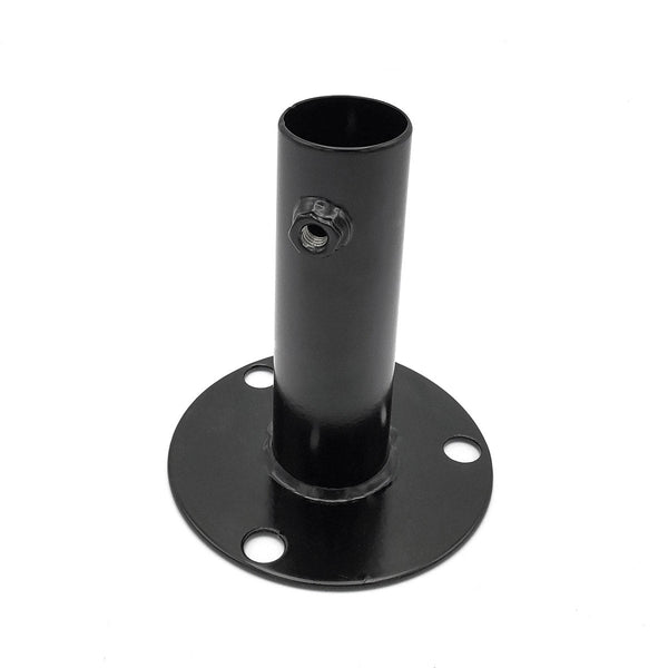 1 5/8" Foot Pad / Stanchion Powder Coated Black Purrfect Fence 
