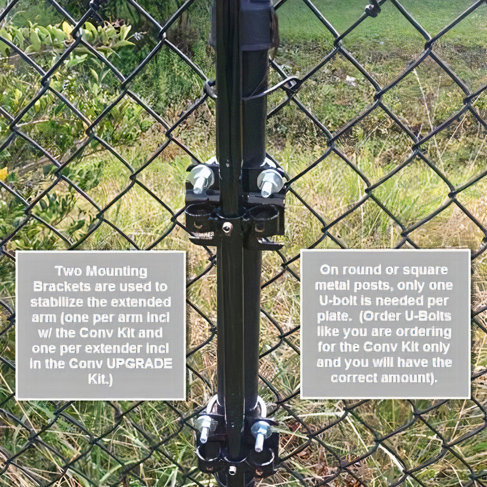 Existing Fence Conversion System for Shorter Fences Kit Cat Fencing Products Purrfect Fence 