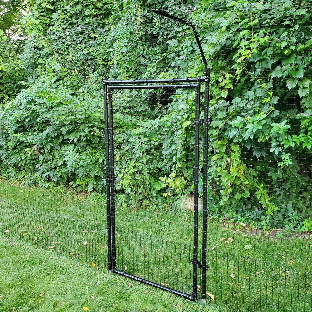 Heavy Duty Frame Gate for Freestanding Cat Fence System Cat Fence Components Purrfect Fence 
