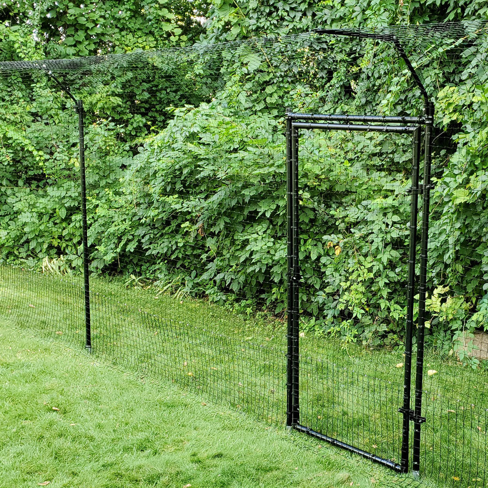 Heavy Duty Frame Gate for Freestanding Cat Fence System Cat Fence Components Purrfect Fence 