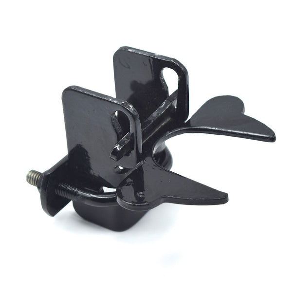 Black Powder Coated Kennel Latch for 1 3/8" to 1 3/8" Tubing Purrfect Fence 