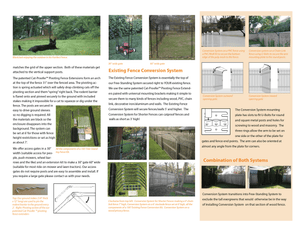 Purrfect Fence / Dog Proofer Brochure Purrfect Fence 