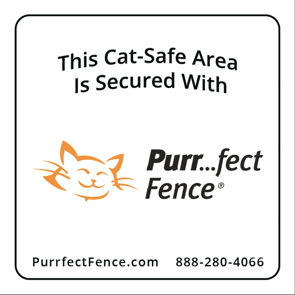 Purrfect Fence Signage Purrfect Fence 