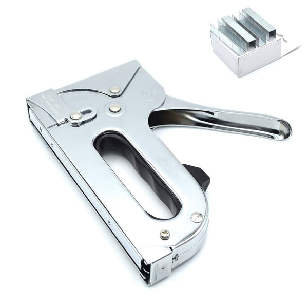 Chrome Stapler - Includes 1000 9/16 Galvanized Staples by Citadel Tools Citadel Tools 