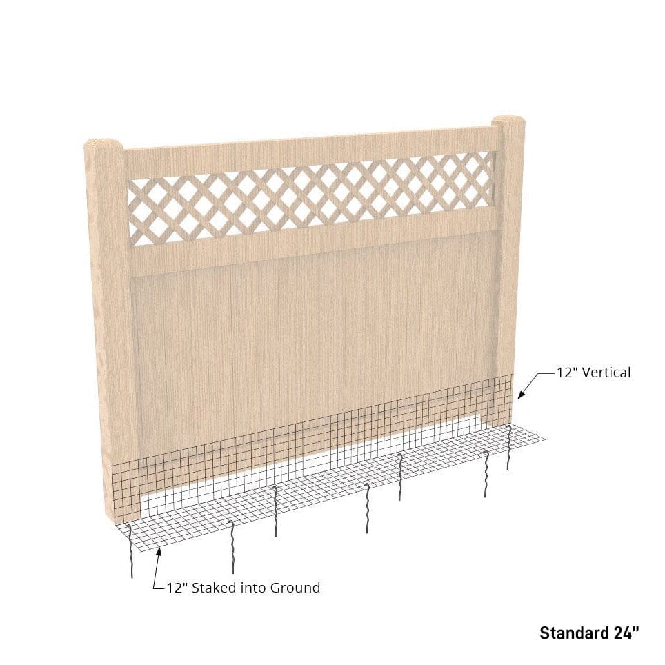 Pet Fence Bottom Barrier Prevent Digging Purrfect Fence